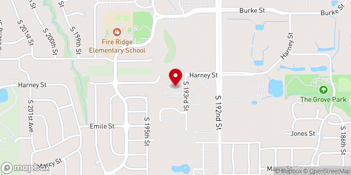 Map showing location of All Holy Spirit Greek Orthodox Church