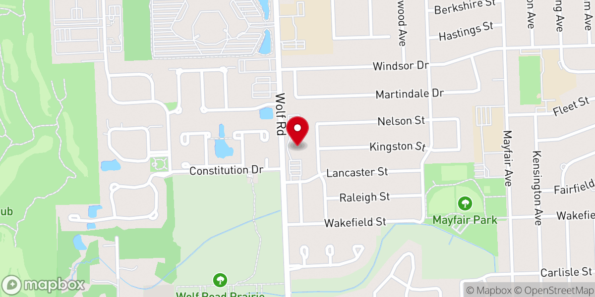 Map showing location of Holy Apostles Greek Orthodox Church