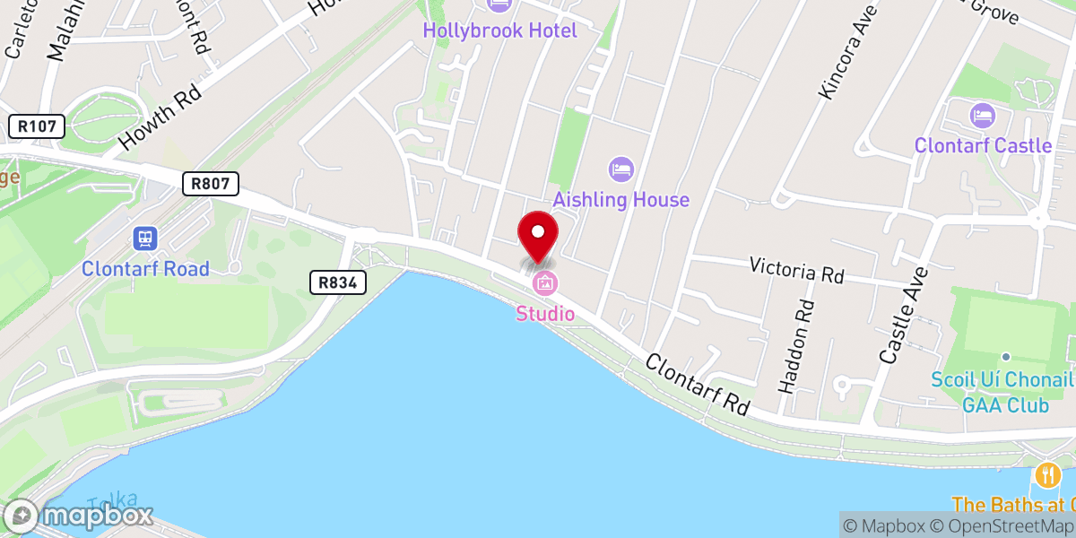 Map showing location of St.Anthony Parish Church