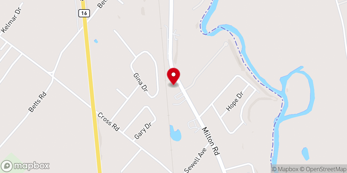 Map showing location of J G Flea Market of Rochester