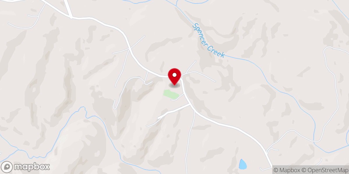 Map showing location of Pleasant View Baptist Church