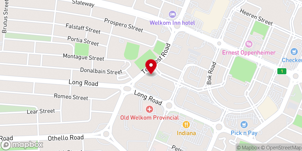 Map showing location of Greek Orthodox Church of the Dormition of The Mother of God