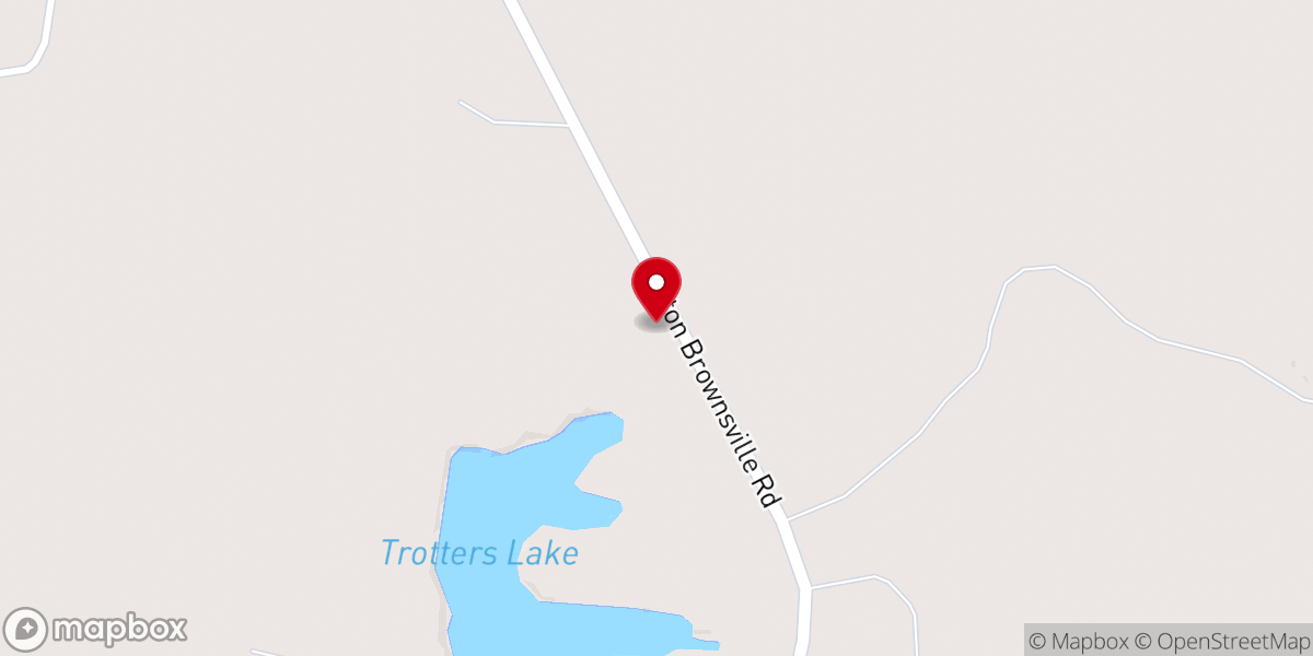 Map showing location of Brownsville MB Church