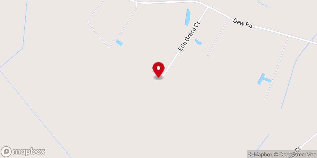 Map showing location of Hidden Acres