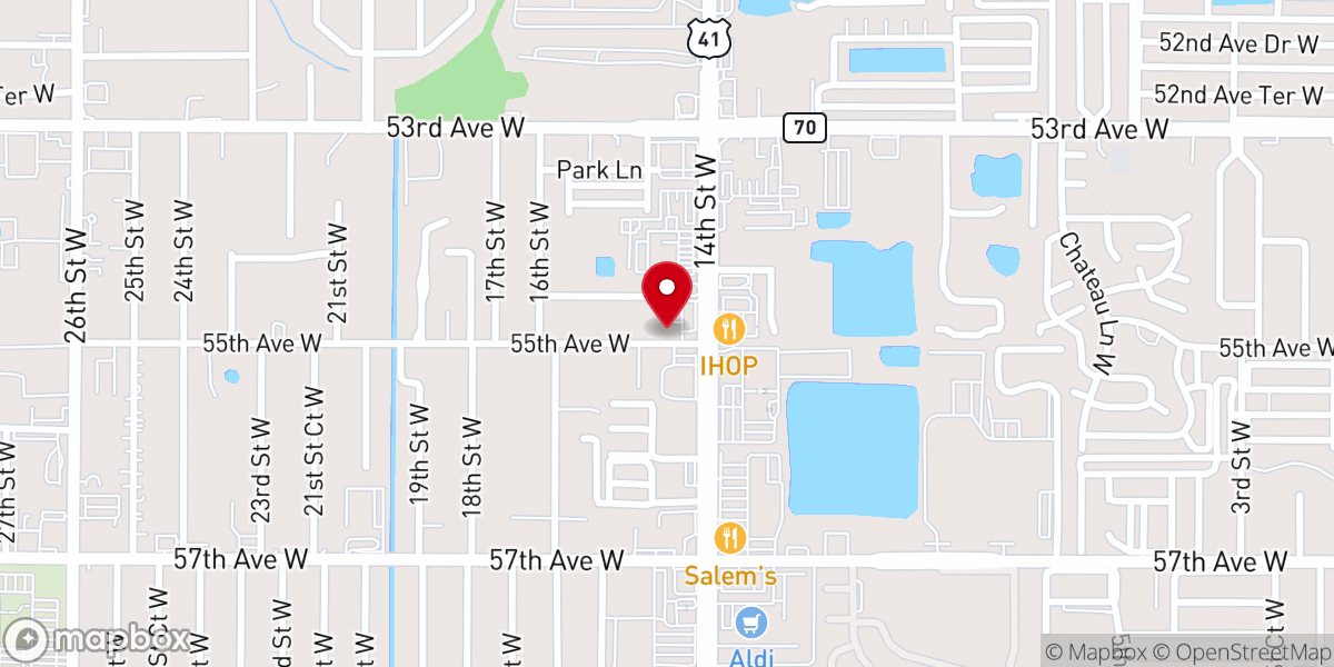 Map showing location of Throne of Grace Life Center