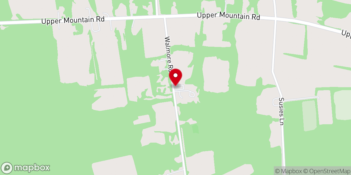 Map showing location of Tuscarora Indian Mission
