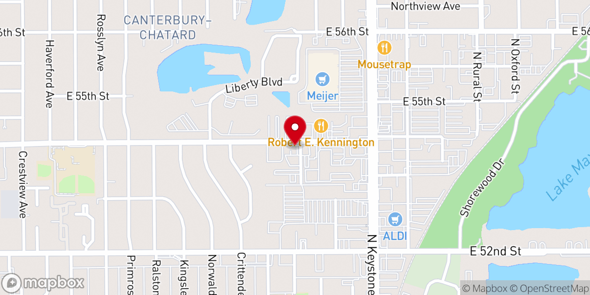 Map showing location of Worship Assembly