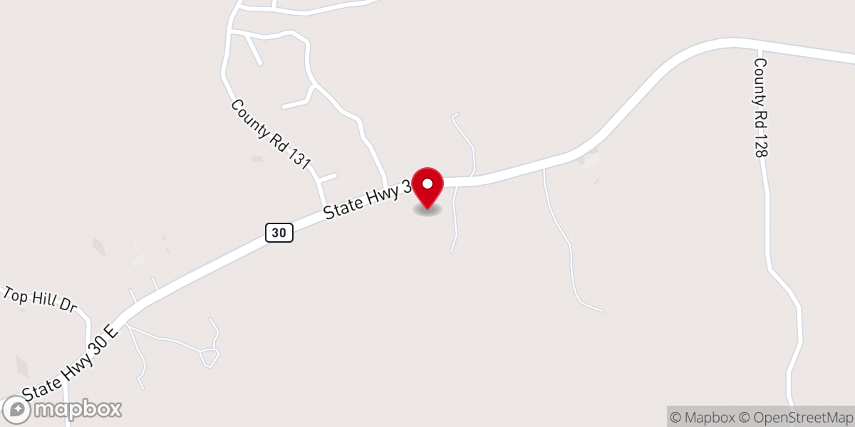 Map showing location of First Pentecostal Church Of New Albany