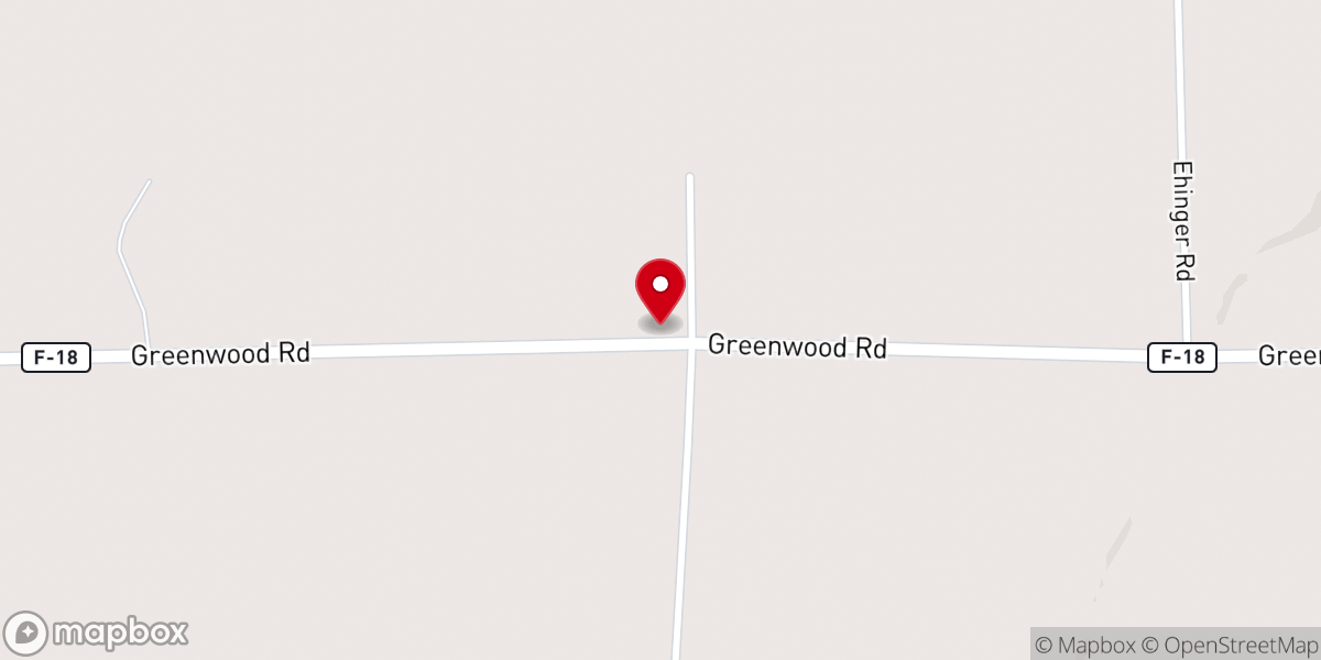 Map showing location of Edwards Church