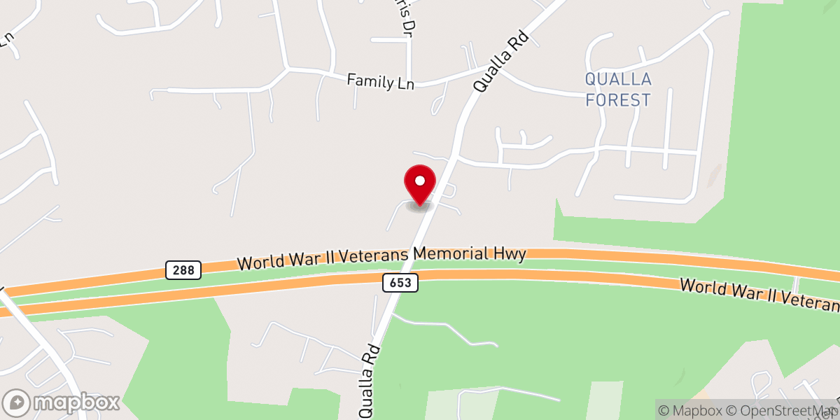 Map showing location of Richmond Primitive Baptist Church