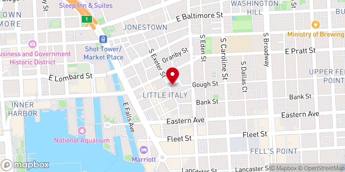 Map showing location of St. Leo the Great Catholic Church