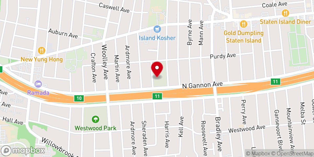Map showing location of Ingram Woods