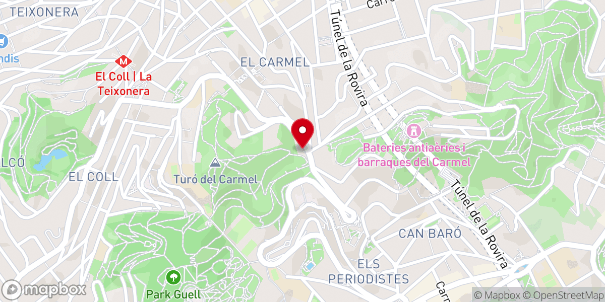 Map showing location of Santuario de Nuestra Señora del Monte Carmelo