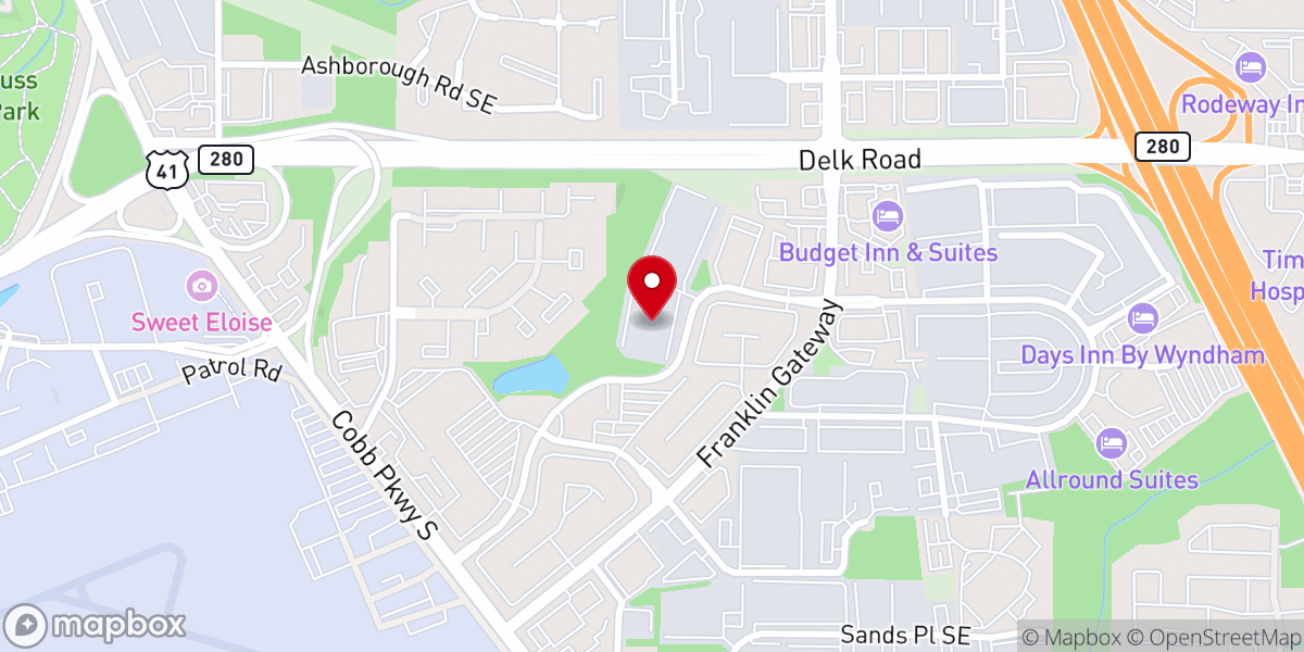 Map showing location of Spirit And Truth Church Marietta