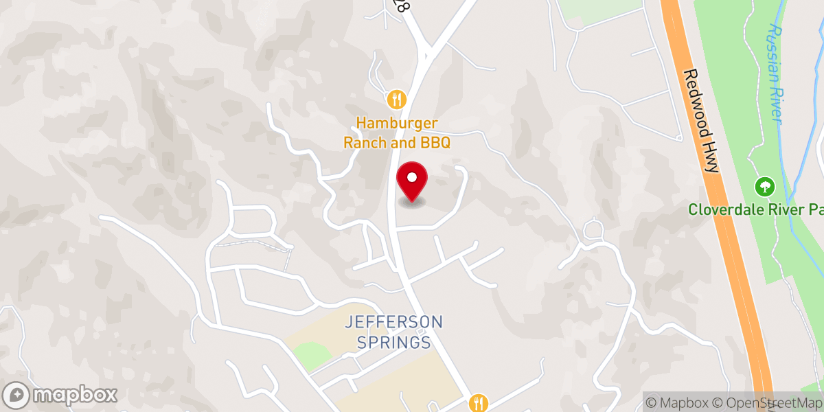 Map showing location of Grace Lutheran Church