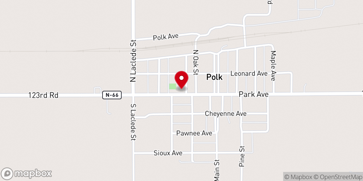 Map showing location of High Prairie Community Church - West Campus