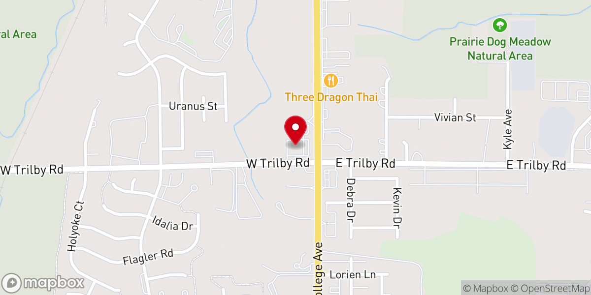 Map showing location of SouthGate Church