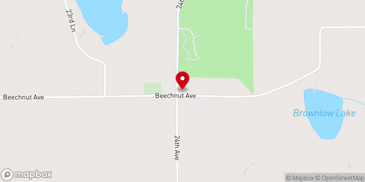 Map showing location of Immanuel Lutheran Church