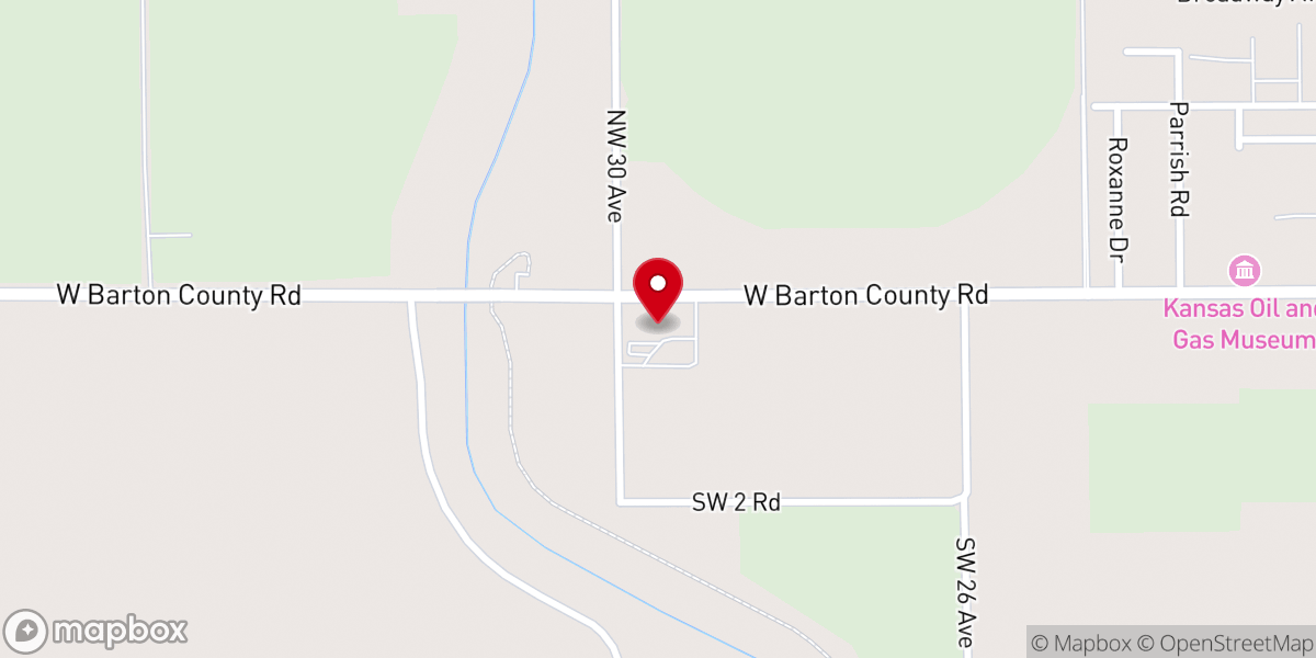 Map showing location of Faith Center