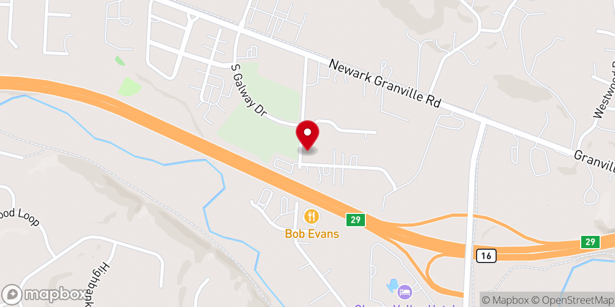 Map showing location of Impact City Church