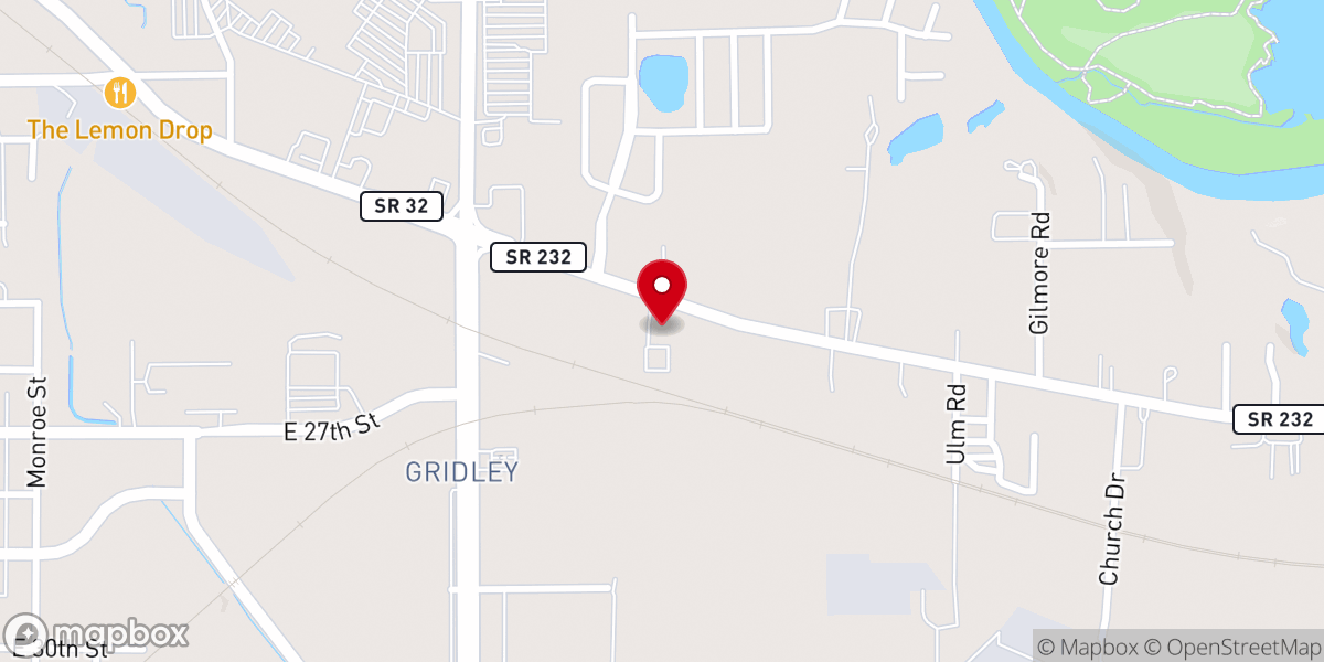 Map showing location of Unity Church of Anderson