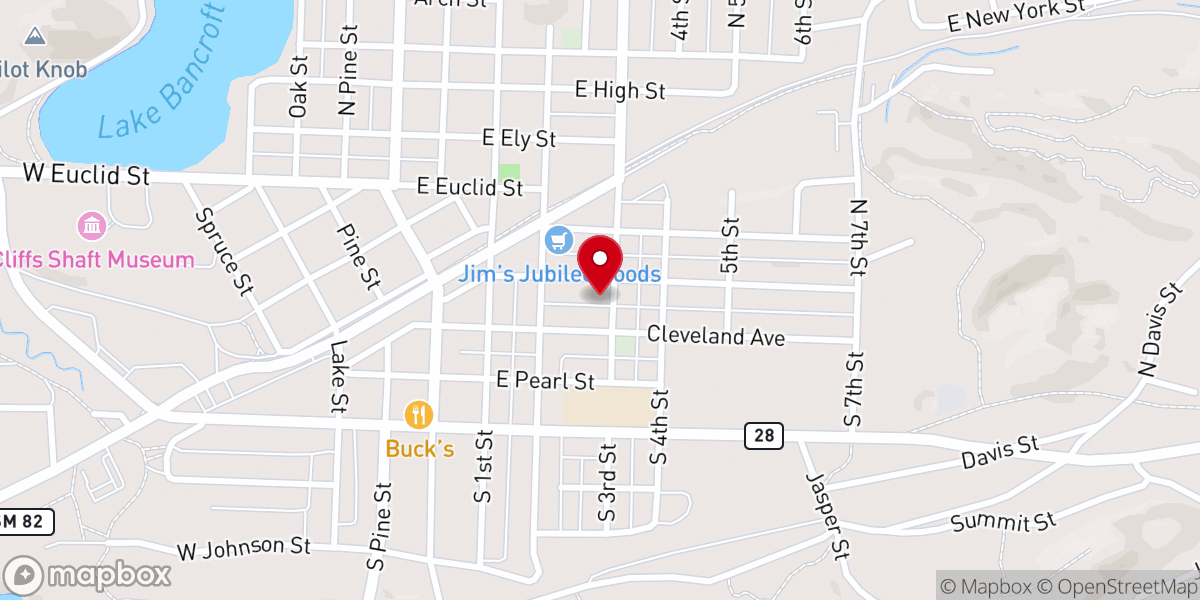 Map showing location of CrossBridge Church