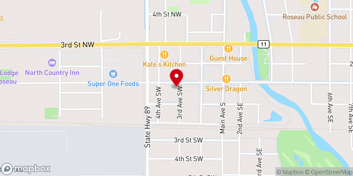Map showing location of First United Lutheran Church LCMC