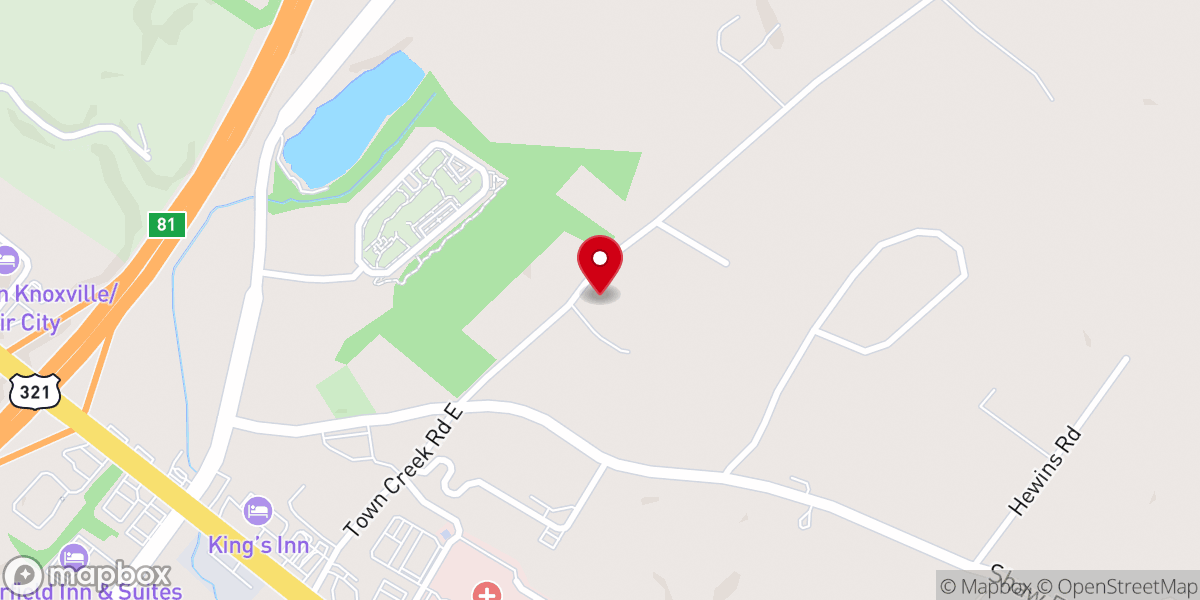 Map showing location of Acts Church