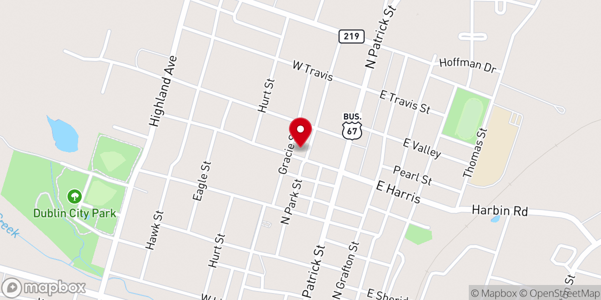 Map showing location of Hortons4Hope