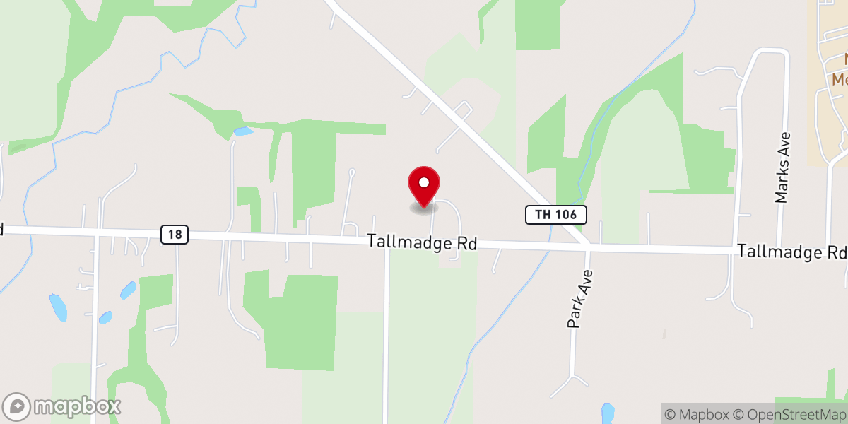 Map showing location of Community Bible Church Early Learning Center
