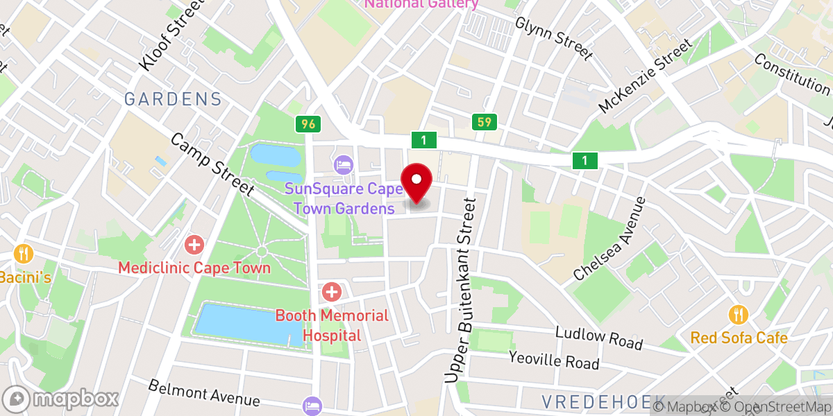 Map showing location of Holy Trinity (REACH)