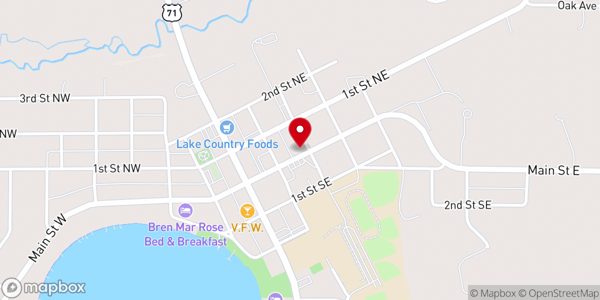 Map showing location of The Cotty- formerly Cottage House Cafe