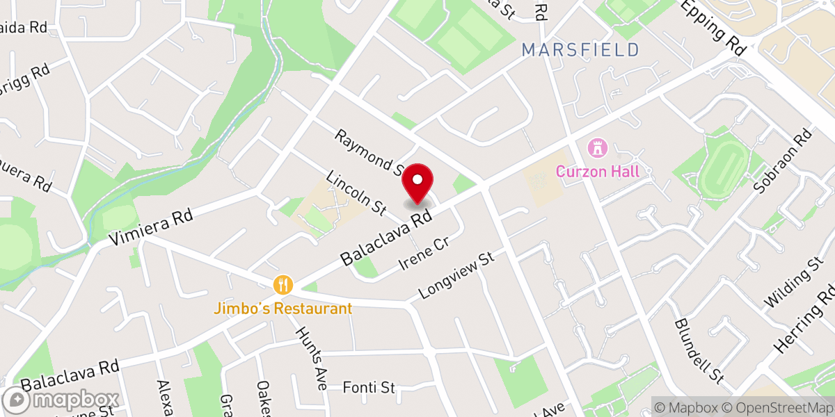 Map showing location of Macquarie Anglican - St Georges
