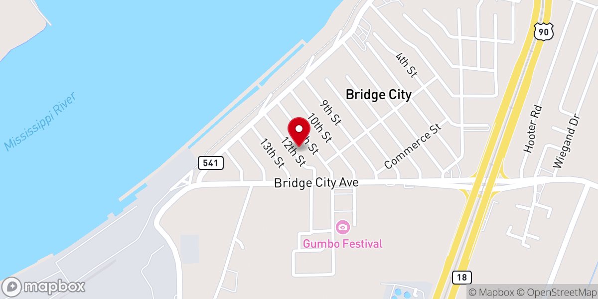 Map showing location of Iglesia Cristiana Pentecostes MMM