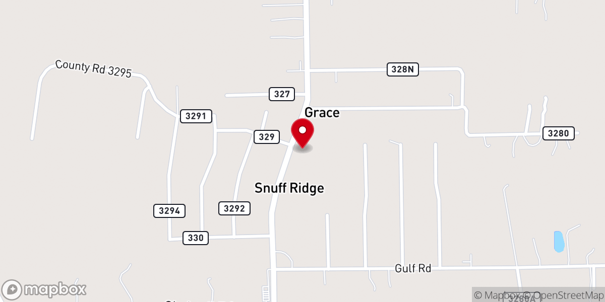 Map showing location of Heritage Pentecostal Church