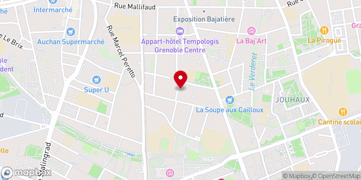 Map showing location of Eglise Saint François de Sales