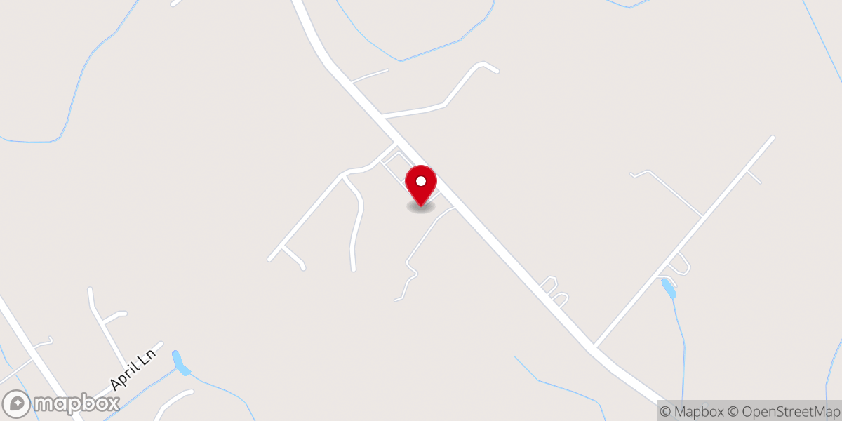 Map showing location of Belvoir Church