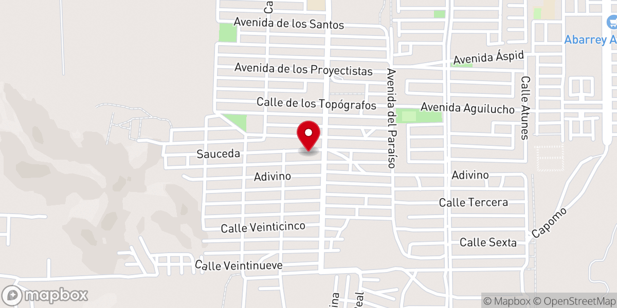 Map showing location of Iglesia Gentil de Cristo A.R. (Quinta)