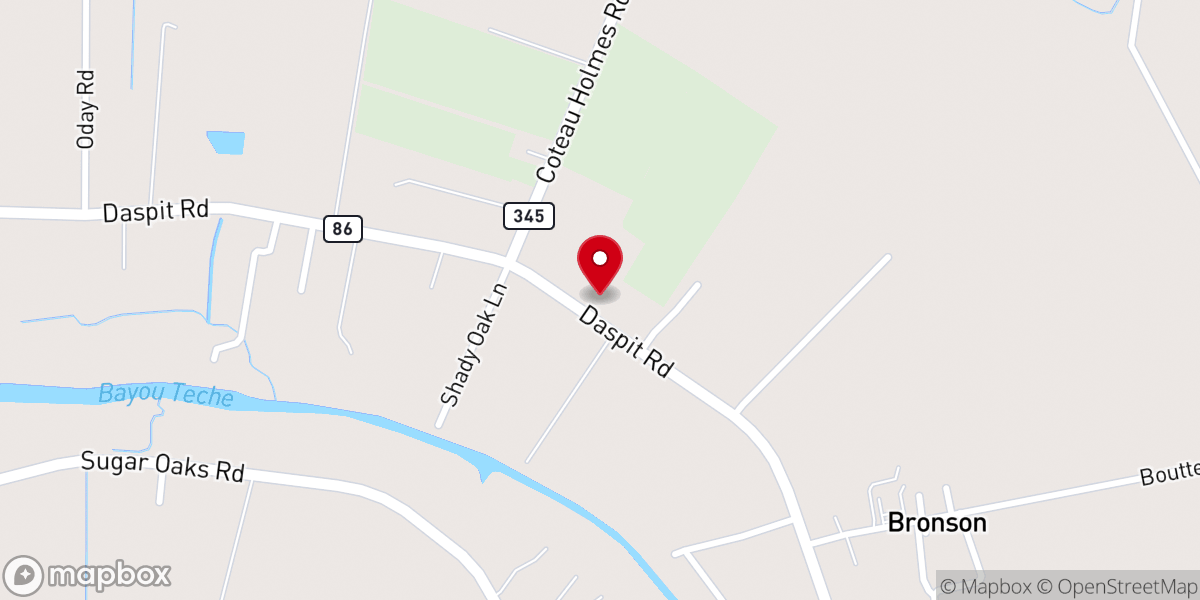 Map showing location of Mount Zion Baptist Church Number 2