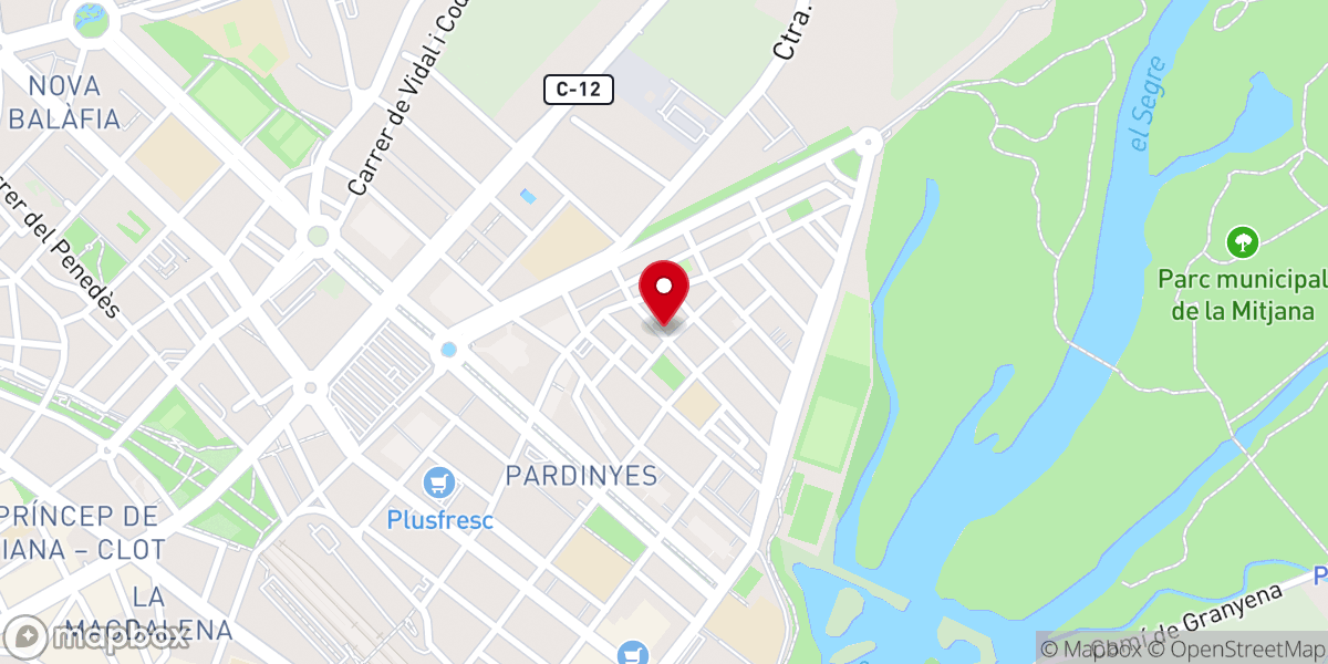 Map showing location of Parròquia del Santíssim Salvador