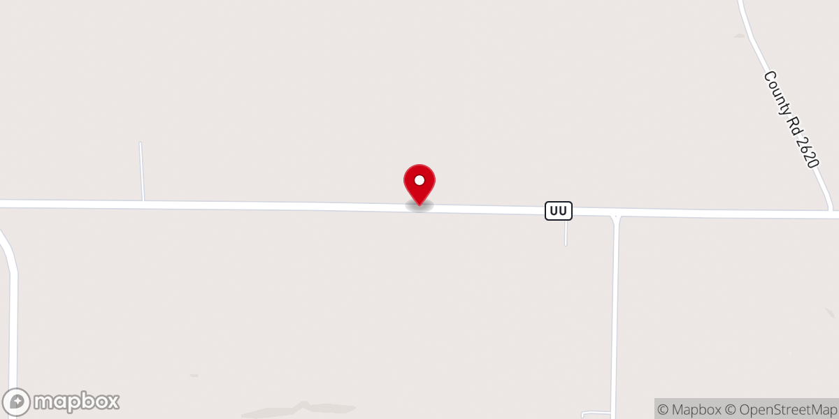 Map showing location of Lost Camp Baptist Church