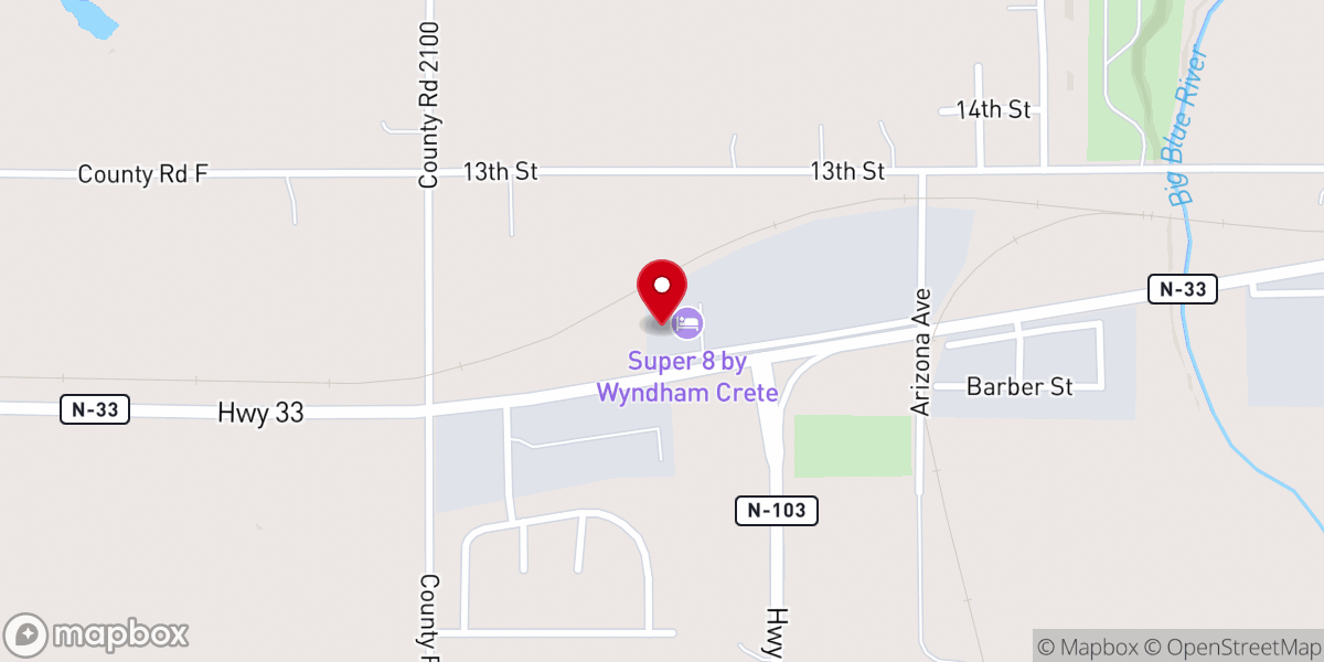Map showing location of Radiant Springs Church Assemblies of God