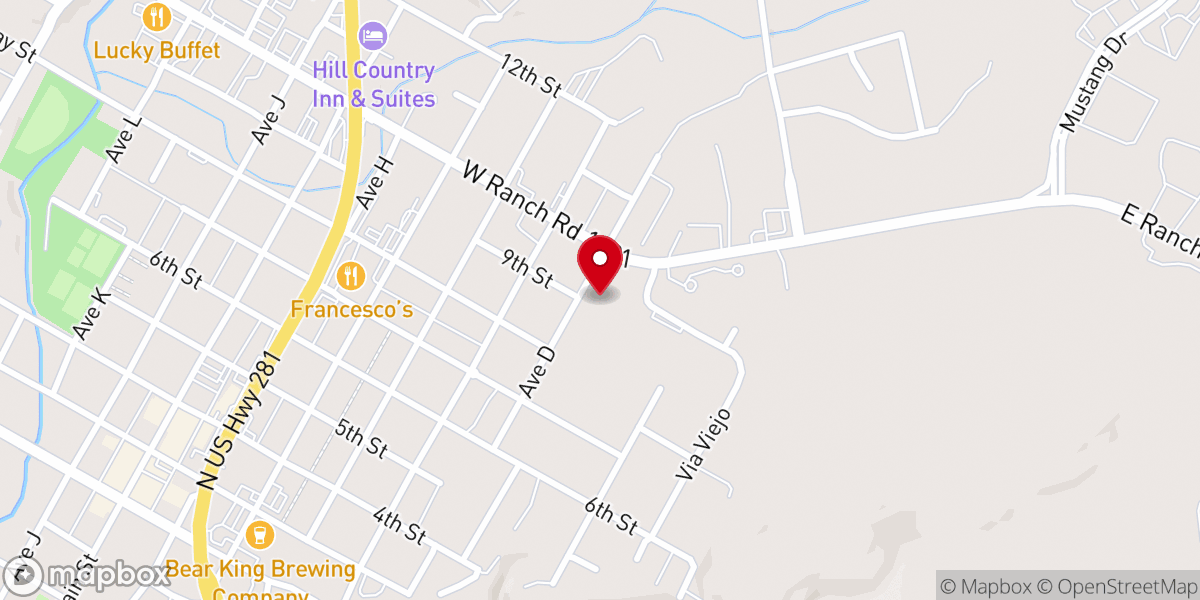 Map showing location of Trinity Episcopal Church