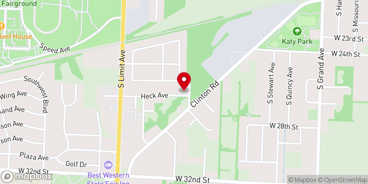 Map showing location of Liberty Life Center