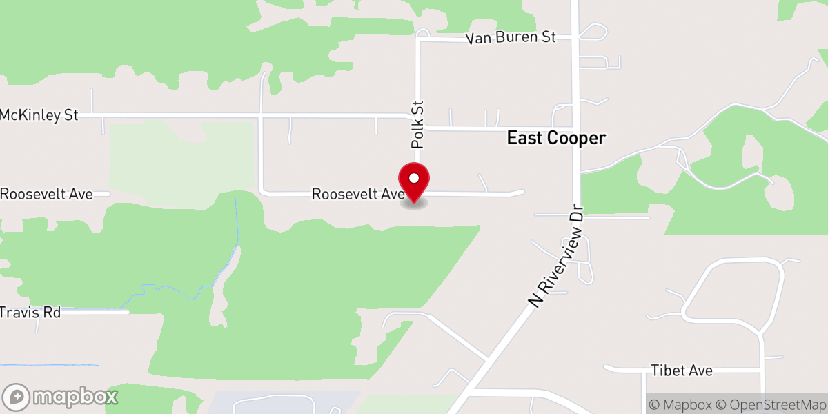 Map showing location of Discovery Church