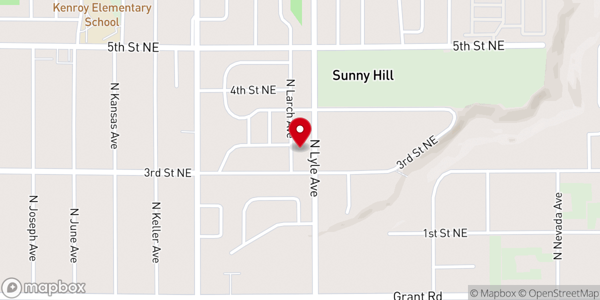 Map showing location of Iglesia Adventista del Séptimo Día Hispana de Wenatchee / Wenatchee Spanish Seventh-day Adventist Church