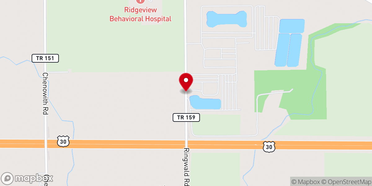 Map showing location of Huggy Bear Campground