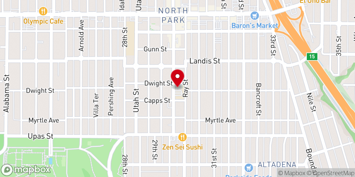 Map showing location of Saint Patrick Catholic Parish
