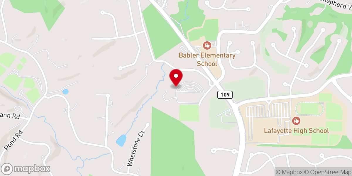 Map showing location of St. Alban Roe School