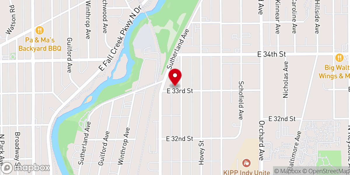 Map showing location of Great Commission Church of God